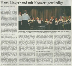 Pressebericht der "Westerwälder Zeitung" vom 18.03.2014
